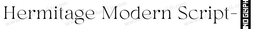 Hermitage Modern Script字体转换